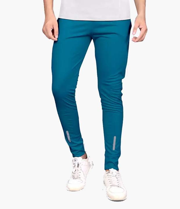 Buy Winter Cotton Fleece Printed Blue Track pants for Women In Plus Size  online at best Prices by Cupidclothings – Cupid Clothings